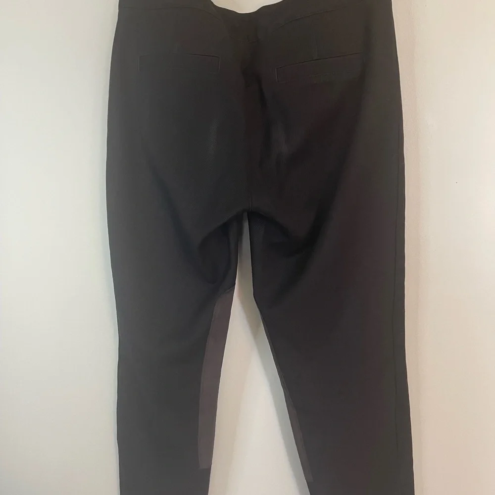 GAP women’s pants size 8 skinny faux suede patch riding and equestrian 2011